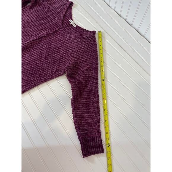 Madison+Hudson Burgundy V-Neck Pullover Sweater Womens Size S - Picture 6 of 6